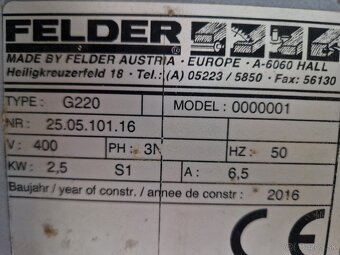 Olepovačka hrán Felder G220 - 4