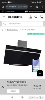 Klarstein Ava 90 digestor 90cm - 4