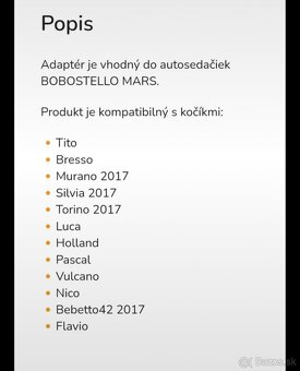 Vajíčko Bobostello+adaptéry - 4