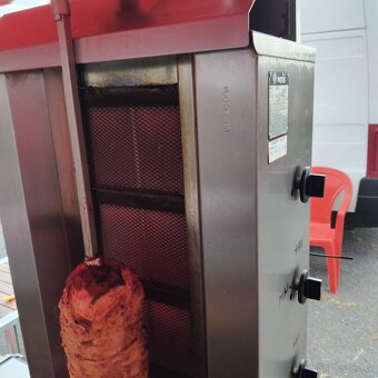 Plynový gyros / kebab gril POTIS GD4 - 4