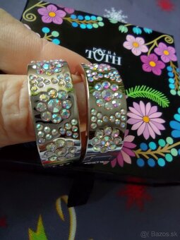 Zľava 15 eur+poštovné grátis - trblietavé náušnice P. Toth - 4