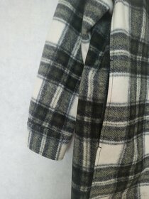 Dlhá košeľová bunda/kabát Zn. H&M,  veľ. M - 4
