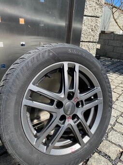 Disky dezent r15 5x100 + zimné gumy 195/55 - 4
