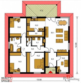PREDAJ: 5 izbový bungalov, novostavba, Top projekt - 4
