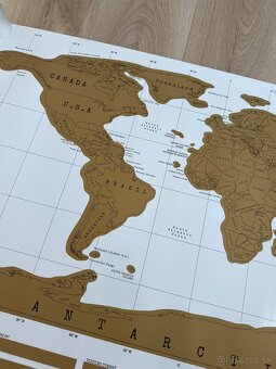 Stieracia mapa sveta Mapa World Scratch Map Stieracia, 88x52 - 4