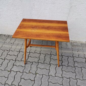 Retro konferencny stolik stol Drevopodnik Holesov - 4