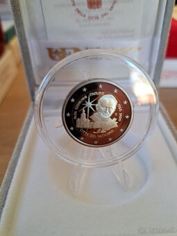 Vatikan 2 euro PROOF pamatne mince - 4