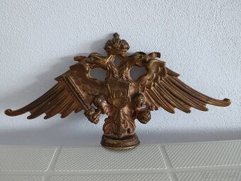 Velká a těžká RU orlice / R-U orel. Krásný sběratelský kus - 4