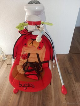 Detská hojdačka CARETERO Bugies red - 4