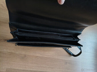 Čierna kožená taška Mercucio - 4