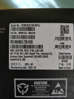 Intel Core i7 14700k + ASUS ROG MAXIMUS Z790 HERO - 4
