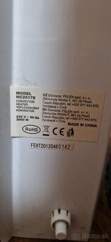 Nastenny konvektor elektricky radiator elektricky ohrievac - 4