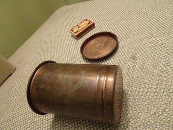 Predám starožitný MEDENÝ POHÁR s patinou - 4