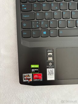 Predám notebook Lenovo IdeaPad Gaming 3 15ARH05 - 4