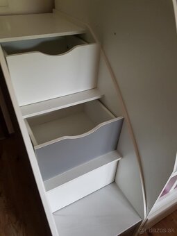 Poschodová posteľ s úložným priestorom - 4