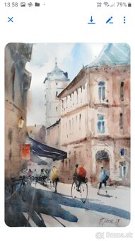 Obraz Košice Akvarel - 4