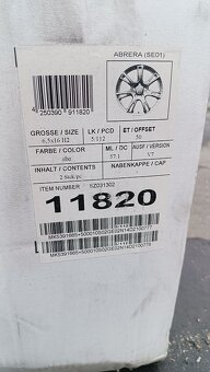 R16 5x112 ALU disky (škoda, VW, seat,  audi) - 4