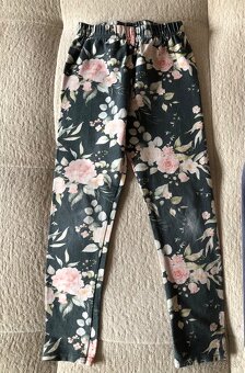 ——-2x bavlnené handmade legíny, Lily Grey, 104, 3 E—- - 4