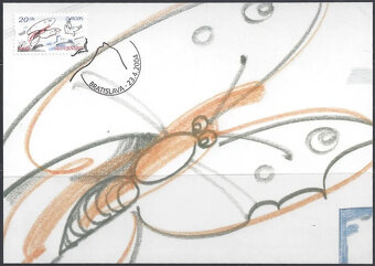 Predám pohľadnice, 4ks Cartes maximus - 4