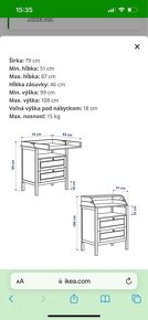 SUNDVIK Prebaľovací stôl/komoda, biela - IKEA. - 4