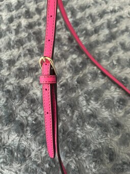 FURLA CYKLAMENOVA RUZOVA CROSSBODY LISTOVA KABELKA - 4