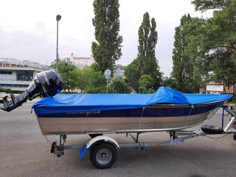 Hlinikovy motorovy cln, motor Tohatsu 30HP, s privesem - 4