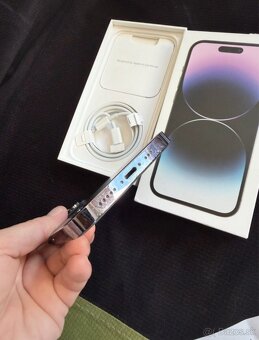 iPhone 14 Pro 128 GB Deep Purple – veľmi pekný stav - 4