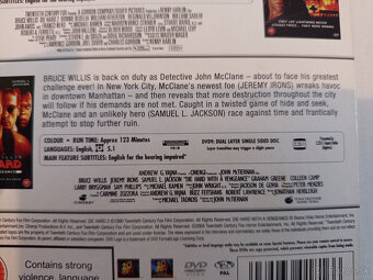 predám DVD Smrtonosná pasca (Die Hard) - 4