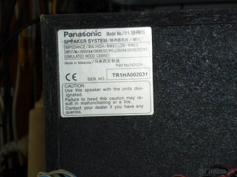 Predám reprobedničku Panasonic SB-PM25 - 4