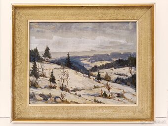 Obrazy Josef OŠKRDA, olejeomalby 46x53 - 4