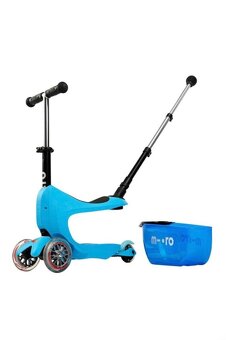 Predám kolobežku / odrážadlo Micro Mini2go Deluxe+ Blue - 4