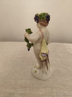 Meissen míšeň chlapec porcelánová soška - 4