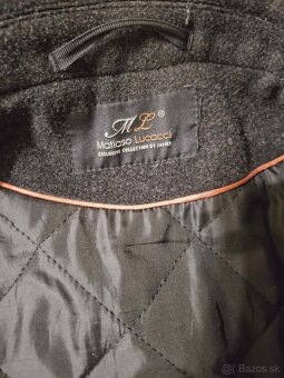 Pánsky vlnený kabát - 4