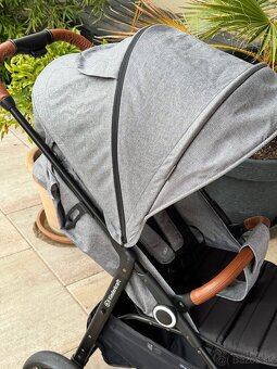 Kočík KINDERKRAFT Grande Plus Grey - 4