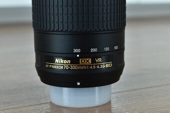 Nikkor 70 - 300 AF-P s VR stabil. - tele zoom objektiv nikon - 4