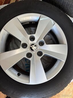 Originál alu disky Škoda 5x112 R16 - 4