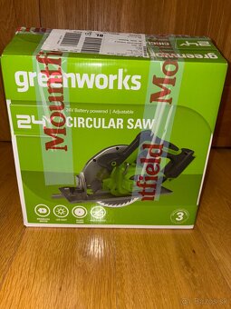 AKU KOTOUČOVÁ PILA GREENWORKS GD24CS 24V - 4