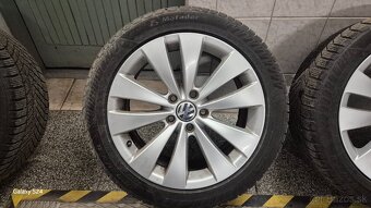 Predám zimnú sadu disky+pneumatiky 5x112 R17 - 4
