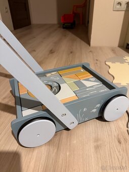 Little dutch vozík s kockami - 4