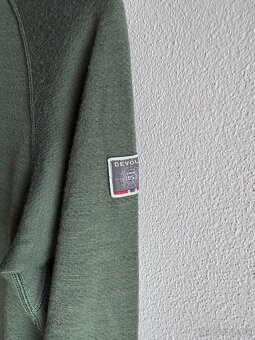 Merino mikina Devold Expedition Merino 235 Hoodie Man Green - 4