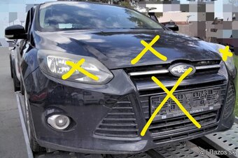 Ford Focus 1.6 TDCI 2012 predám DVERE, PIATE DVERE, NÁRAZNÍK - 4