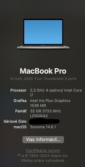 Macbook Pro 13 2020 i7 32GB Ram 512GB SSD - 4