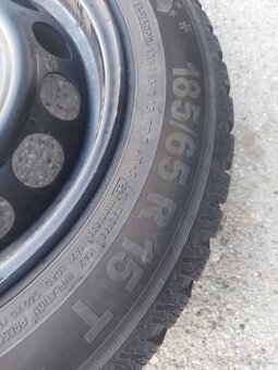 4x108R15 disky PEUGEOT-CITROEN-OPEL-185/65R15 zimne pneu - 4