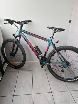CTM REIN 3.0 27,5" 2020, matná šedo-modrá/červená, XL (20" - 4