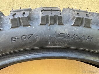 Mitas E-07+ DAKAR 150/70 B17 + 110/80 B19 – ako nové, DOT 20 - 4