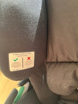 Predám Cybex Cloud Z2 i-Size + Base Z2 Deep Black - 4