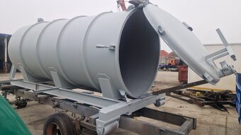 Predám cisternu 8,5 a 12 m3 na hákový nosič kont. - 4
