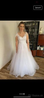 Svadobné šaty 38-40 - 4