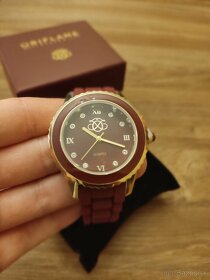 Nové dámske hodinky - bordové - 4