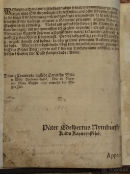 Život Ježiša Krista - kniha z roku 1697 - 4